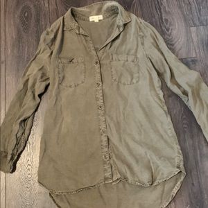 button down collared shirt